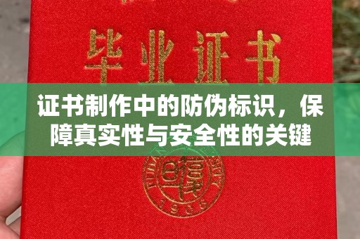 沙田证书制作中的防伪标识，保障真实性与安全性的关键